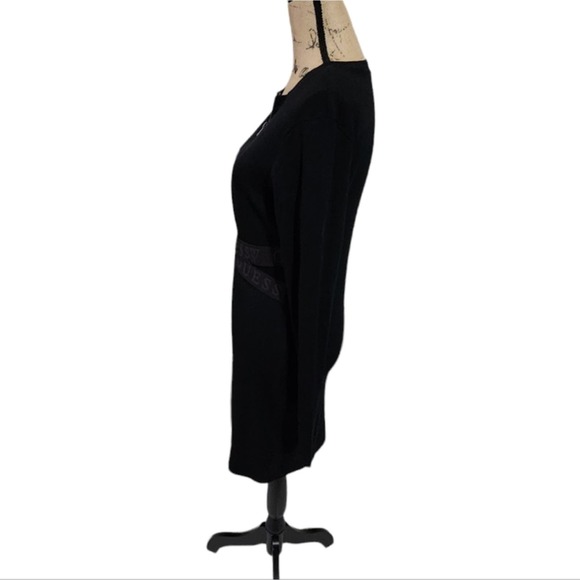 GUESS Women’s Talo Logo Black Dress 1/3 Front-Zip Size‎ XL - Picture 5 of 9